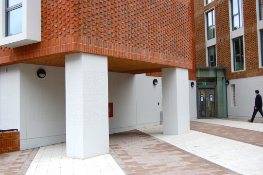 Davis Landscape Architecture Ravenscourt House London Student Accommodation Landscape Architect Complete Entrance Space