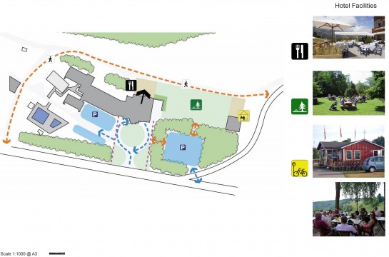 Davis Landscape Architects Hotel Neptune Czech Republic Landscape Design Architect Concept Proposal Hotel Parking
