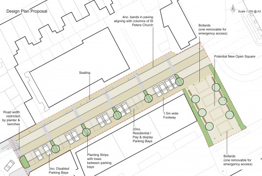 Davis Landscape Architects Liverpool Grove London Public Realm Landscape Architect Design Feasibility Study Plan