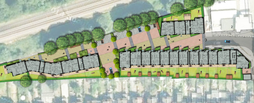 Davis Landscape Architecture Grange Road London Residential Home Zone Rendered Landscape Architect Master Plan