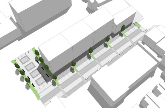 Davis Landscape Architecture - Liverpool Grove London Public Realm Landscape Feasibility Study Model 2