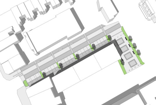 Davis Landscape Architecture - Liverpool Grove London Public Realm Landscape Feasibility Study Model 3