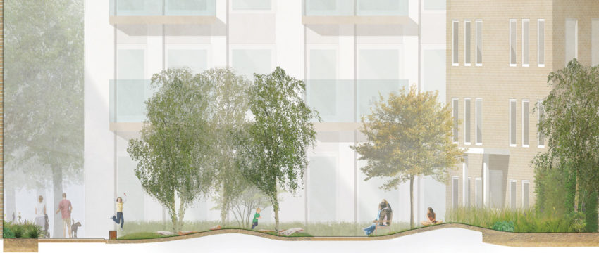 Davis Landscape Architecture Summit Court Kilburn Brent London Residential Play Landscape Architect Design Planning Section