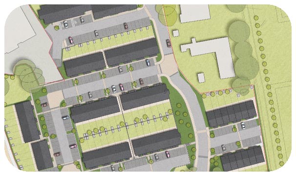 Capstone Green, Chatham, Medway, Kent - Davis Landscape Architecture