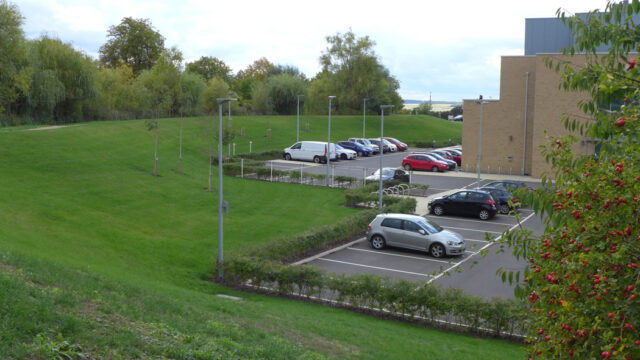 Davis Landscape Architecture Chesterford Research Park Newnham Building Essex Office Laboratory Landscape Architect Car Parking