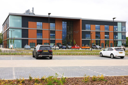 Davis Landscape Architecture Chesterford Research Park Sidney Sussex Building Essex Office Laboratory Landscape Architect Complete Elevation