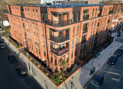 Davis Landscape Architecture Palliser Road Barons Court Kensington and Chelesa Residential Landscape Architect Building Elevation