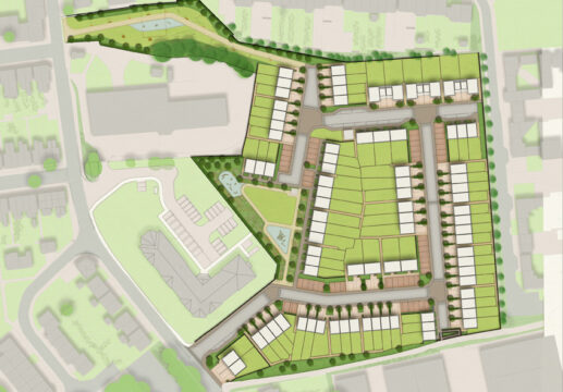 Davis Landscape Architecture Port Lane Hythe Colchester Residential Landscape Architect Design Render Masterplan