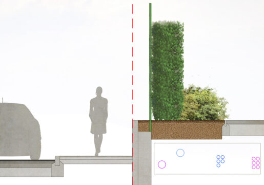 Davis Landscape Architecture Equinix Data Centre Henley Road Slough Commercial Masterplan Landscape Design Detailed Planning Render Boundary Section Services