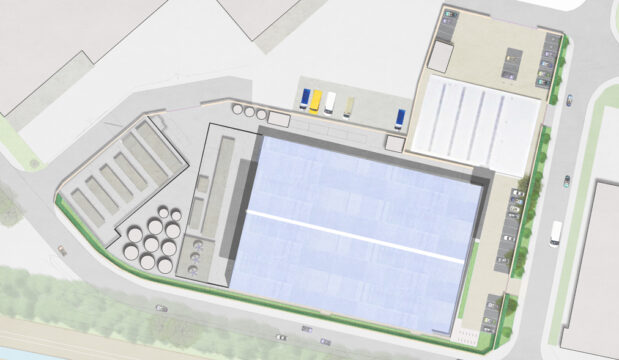 Davis Landscape Architecture Equinix Data Centre Henley Road Slough Commercial Masterplan Landscape Design Detailed Planning Rendered Plan