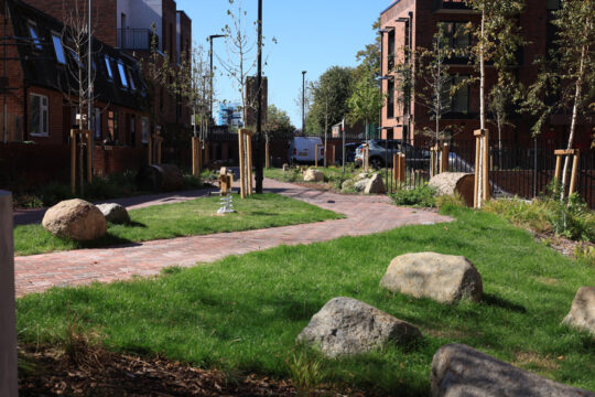 Davis Landscape Architecture Cranwood Woodside Avenue Haringey Residential Landscape Architect Shared Amenity